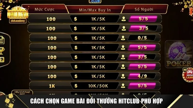 lua chon game bai doi thuong hitclub Top game bài đổi thưởng tại HITCLUB - Lựa chọn game bài đổi thưởng HITCLUB